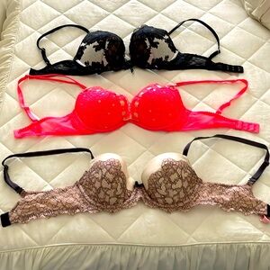 Victorias Secret Bras set of 3 -32C